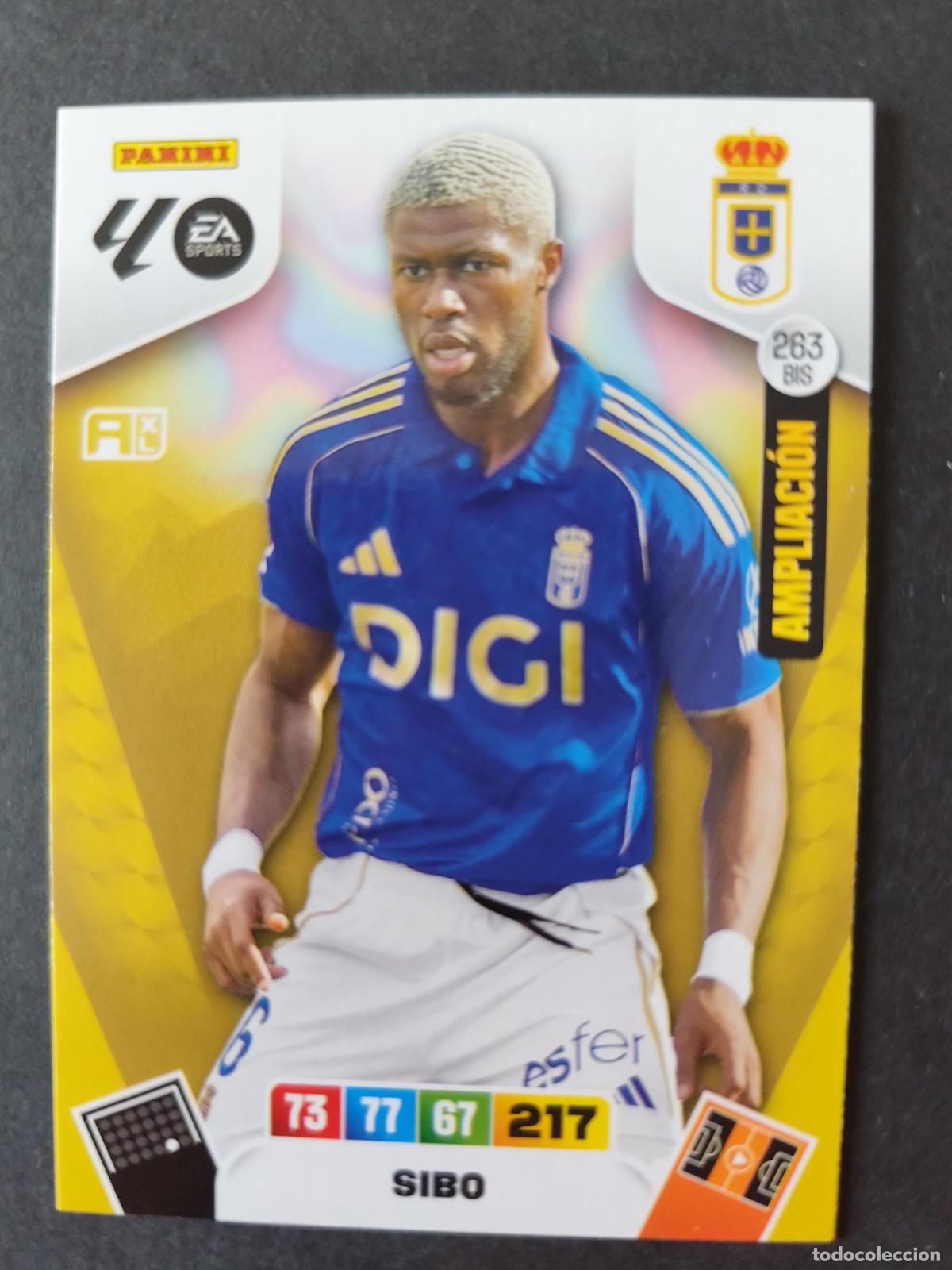 Football Stickers: 263 BIS SIBO OVIEDO AMPLIACI&Oacute;N ACTUALIZACI&Oacute;N ADRENALYN 2025 2026 25 26 PEDIDO M&Iacute;NIMO 2&euro;