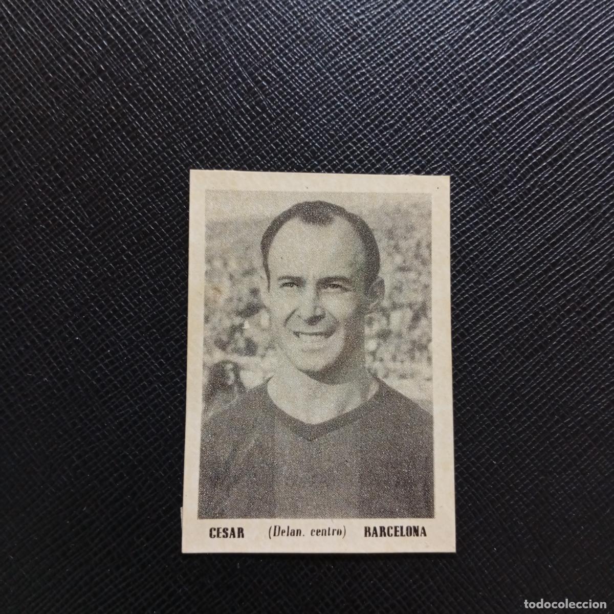 Cromos de F&uacute;tbol: CESAR BARCELONA BRUGUERA ASES DEL FUTBOL 1951 1952 CROMO 51 52 - DESPEGADO - A14 PG28