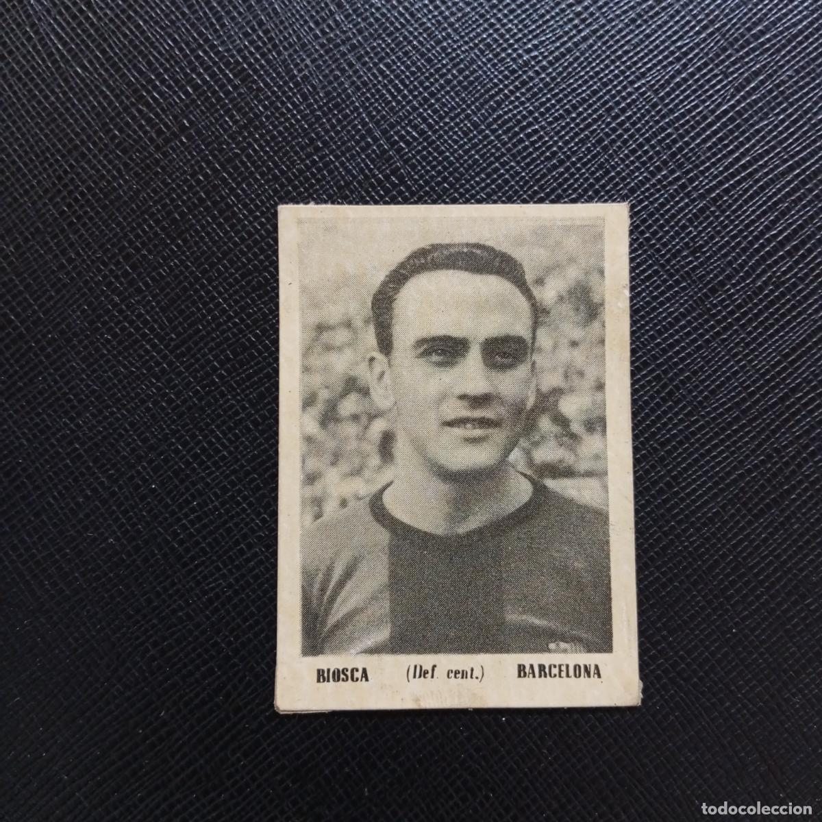 Cromos de F&uacute;tbol: BIOSCA BARCELONA BRUGUERA ASES DEL FUTBOL 1951 1952 CROMO 51 52 - DESPEGADO - A14 PG64