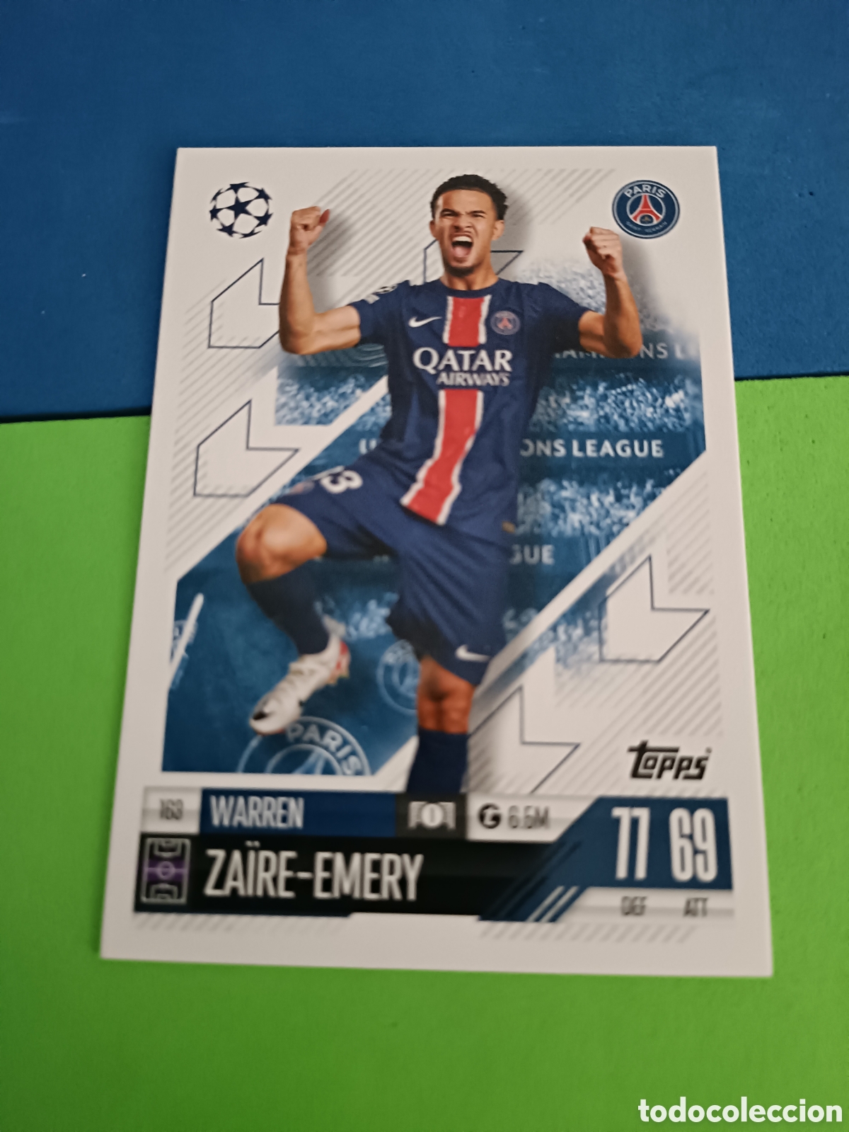 Fu&szlig;ball-Sticker: Match Attax Topps 2024 2025 24 25 - 163 Zaire Emery