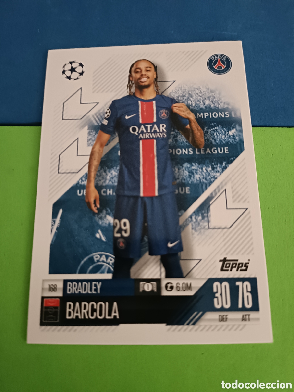 Cromos de F&uacute;tbol: Match Attax Topps 2024 2025 24 25 - 168 Barcola