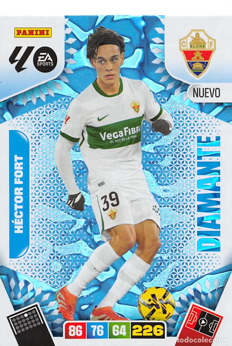 Fu&szlig;ball-Sticker: PANINI ADRENALYN 25/26 2025/2026 - HECTOR FORT (ELCHE CF) DREAM BOX TOTAL KINGS NUEVO DIAMANTE
