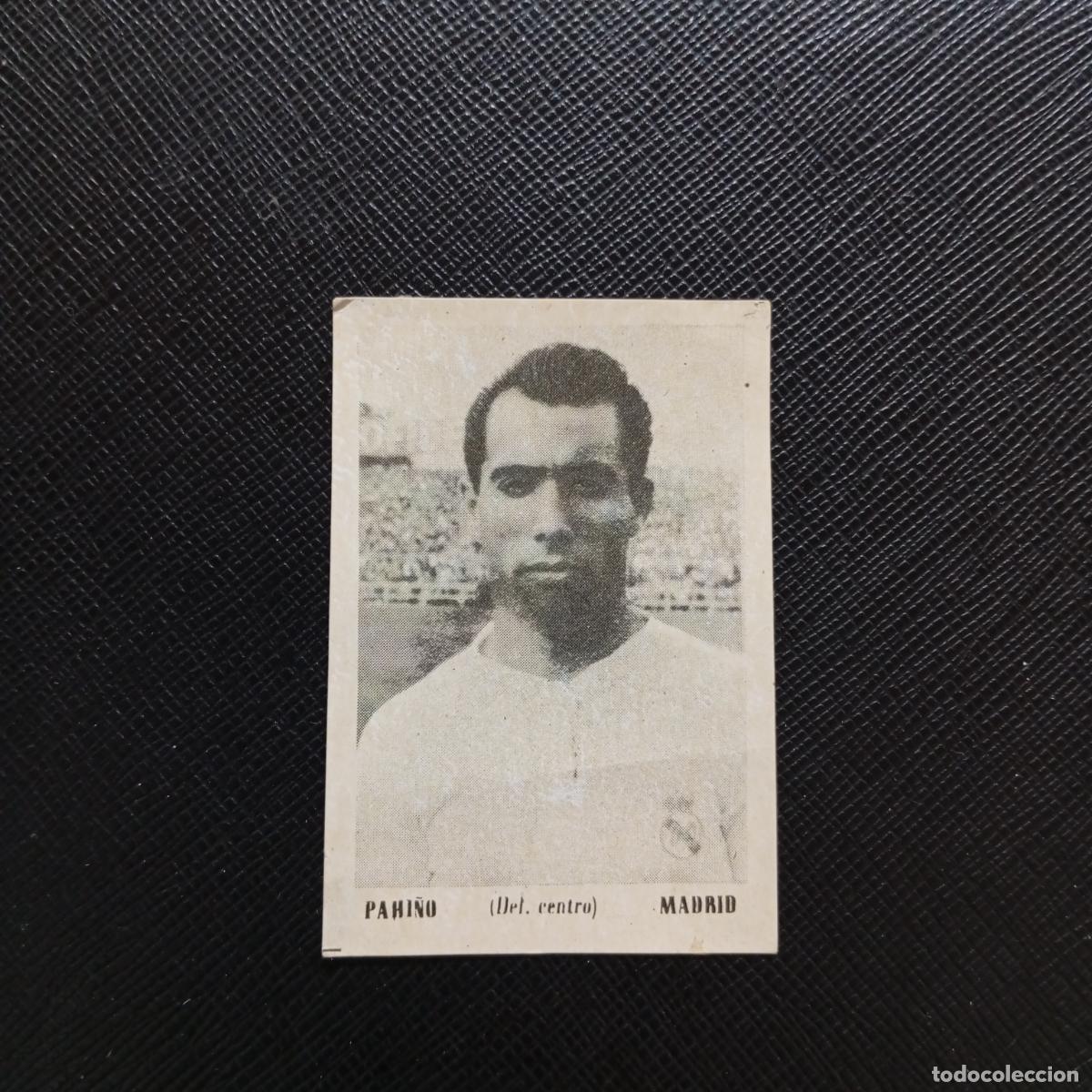 Fu&szlig;ball-Sticker: PAHI&Ntilde;O REAL MADRID BRUGUERA ASES DEL FUTBOL 1951 1952 CROMO 51 52 - DESPEGADO - A14 PG253