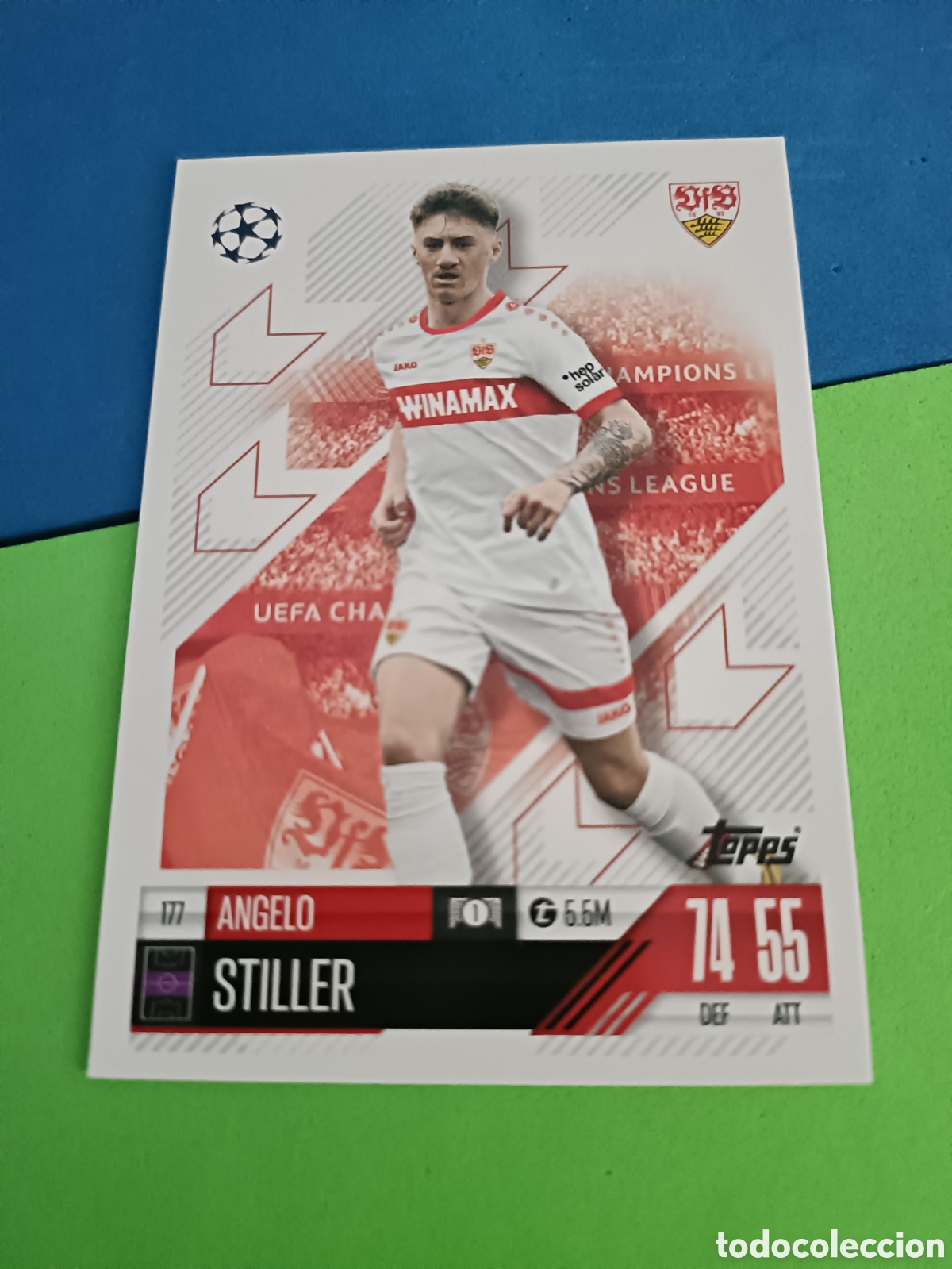 Fu&szlig;ball-Sticker: Match Attax Topps 2024 2025 24 25 - 177 Stiller