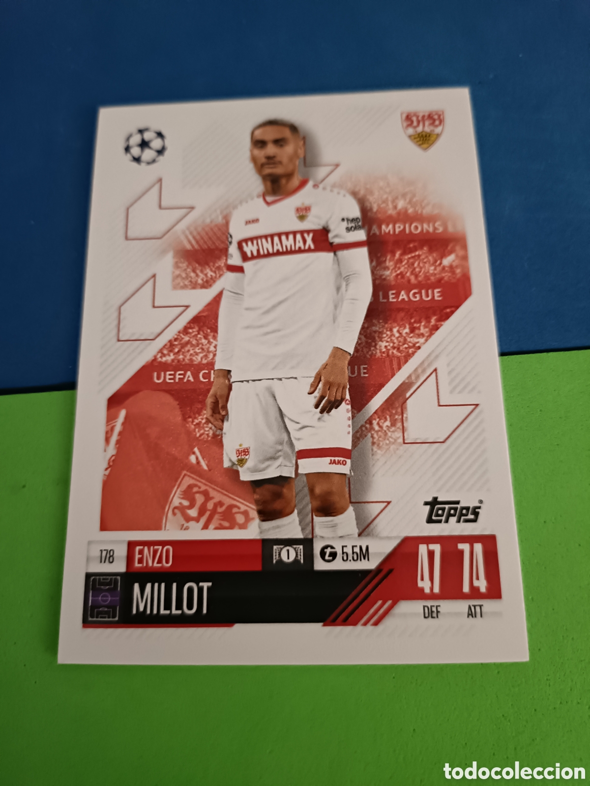 Fu&szlig;ball-Sticker: Match Attax Topps 2024 2025 24 25 - 178 Millot