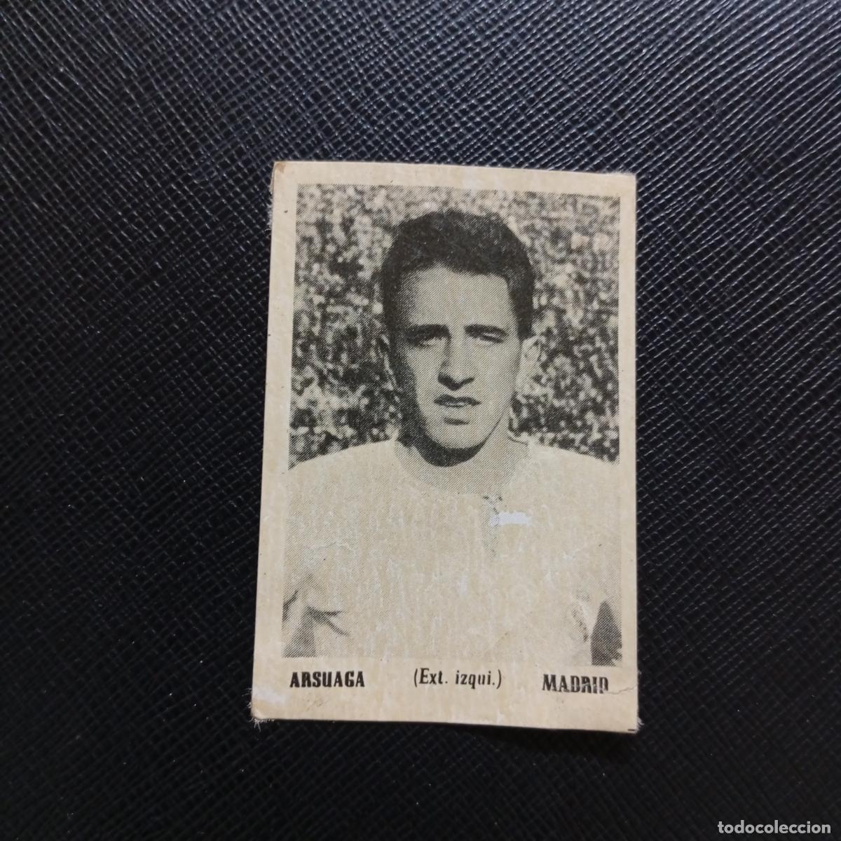 Fu&szlig;ball-Sticker: ARSUAGA REAL MADRID BRUGUERA ASES DEL FUTBOL 1951 1952 CROMO 51 52 - DESPEGADO - A14 PG262