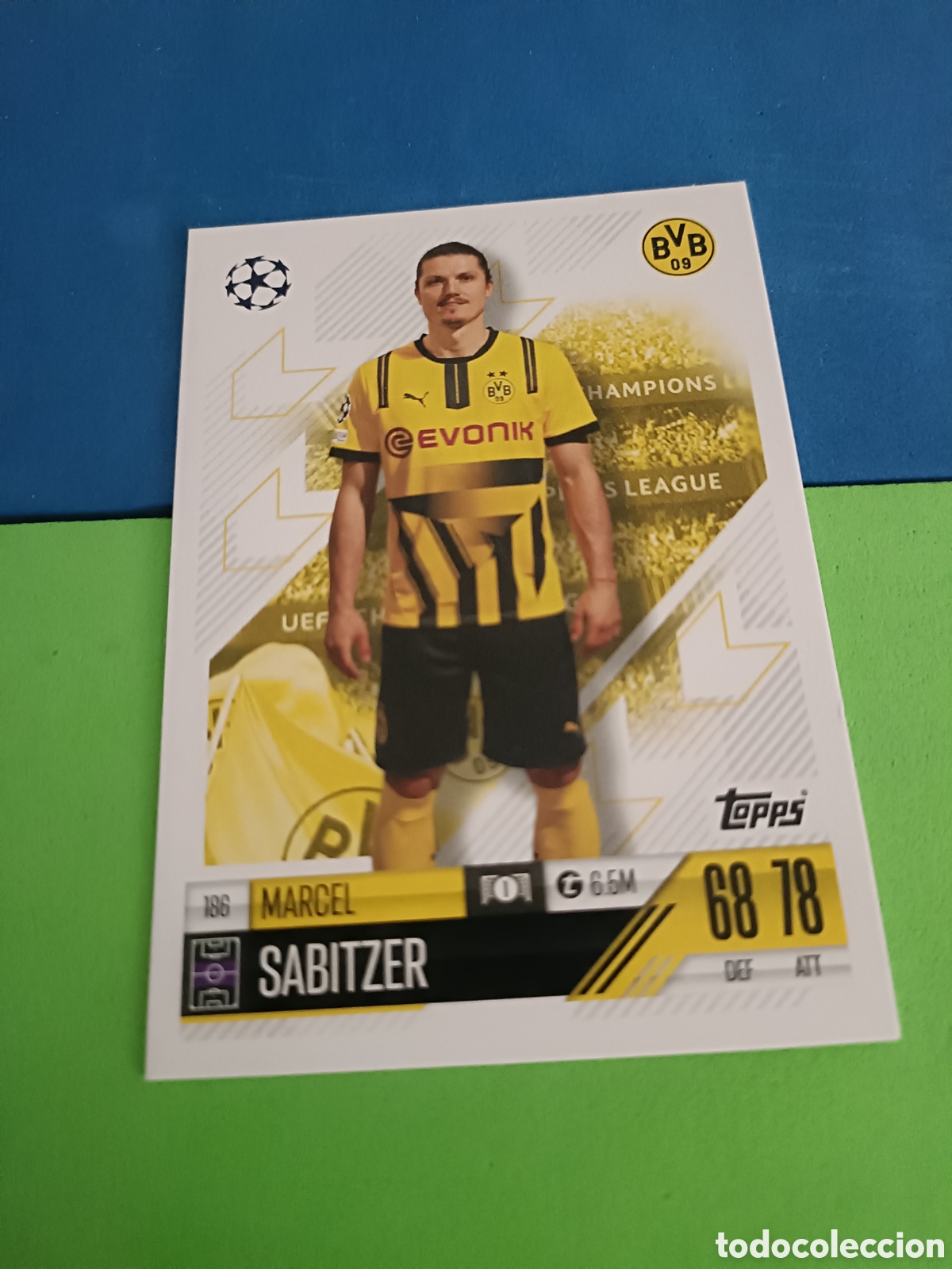 Fu&szlig;ball-Sticker: Match Attax Topps 2024 2025 24 25 - 186 Sabitzer