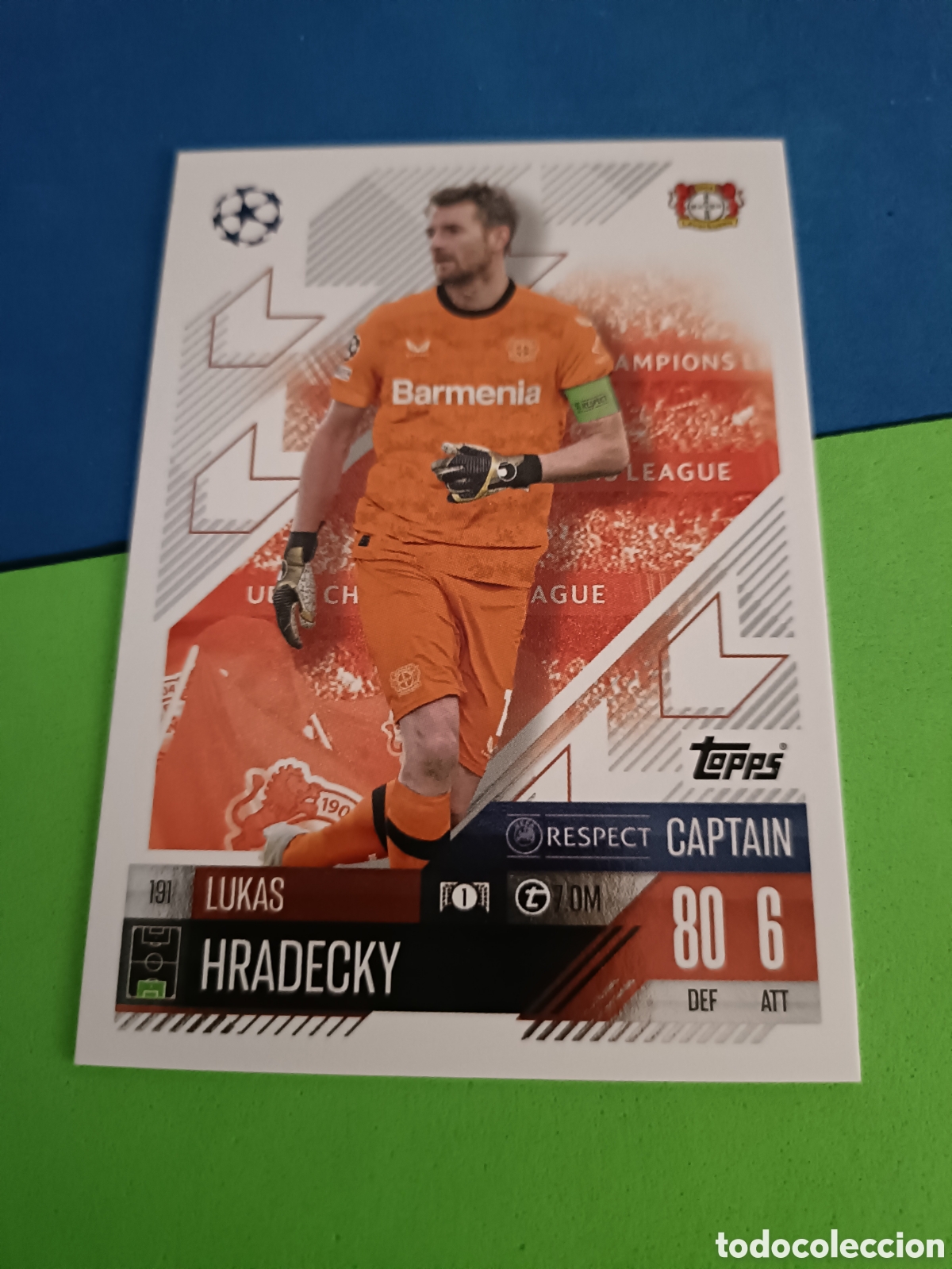 Cromos de F&uacute;tbol: Match Attax Topps 2024 2025 24 25 - 191 Hradecky