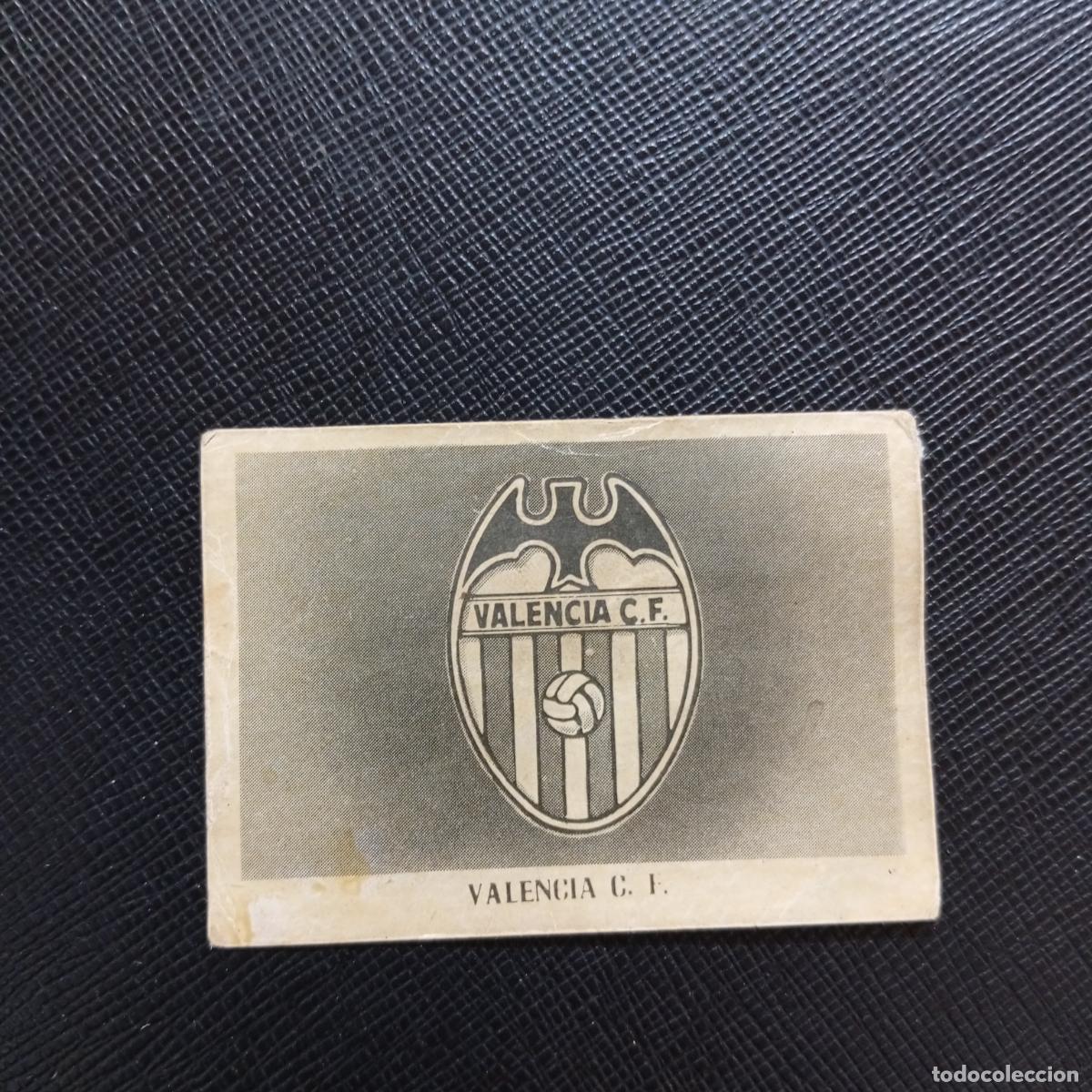 Cromos de F&uacute;tbol: ESCUDO VALENCIA BRUGUERA ASES DEL FUTBOL 1951 1952 CROMO 51 52 - DESPEGADO - A14 PG289