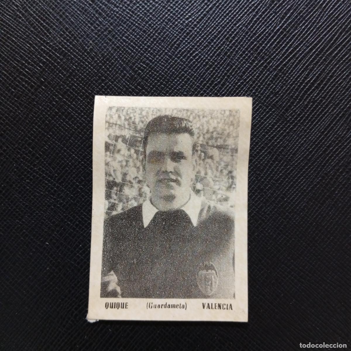 Cromos de F&uacute;tbol: QUIQUE VALENCIA BRUGUERA ASES DEL FUTBOL 1951 1952 CROMO 51 52 - DESPEGADO - A14 PG370