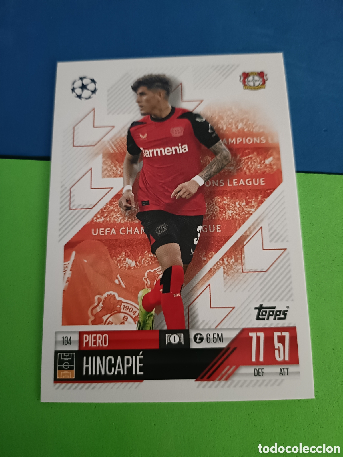 Cromos de F&uacute;tbol: Match Attax Topps 2024 2025 24 25 - 194 Hincapi&eacute;