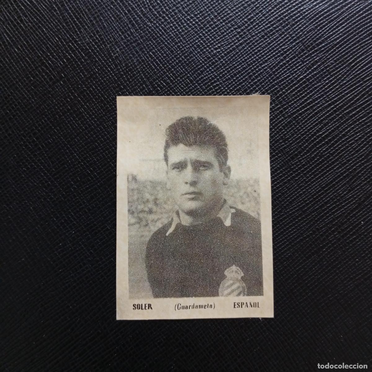 Fu&szlig;ball-Sticker: SOLER ESPA&Ntilde;OL BRUGUERA ASES DEL FUTBOL 1951 1952 CROMO 51 52 - DESPEGADO - A14 PG415