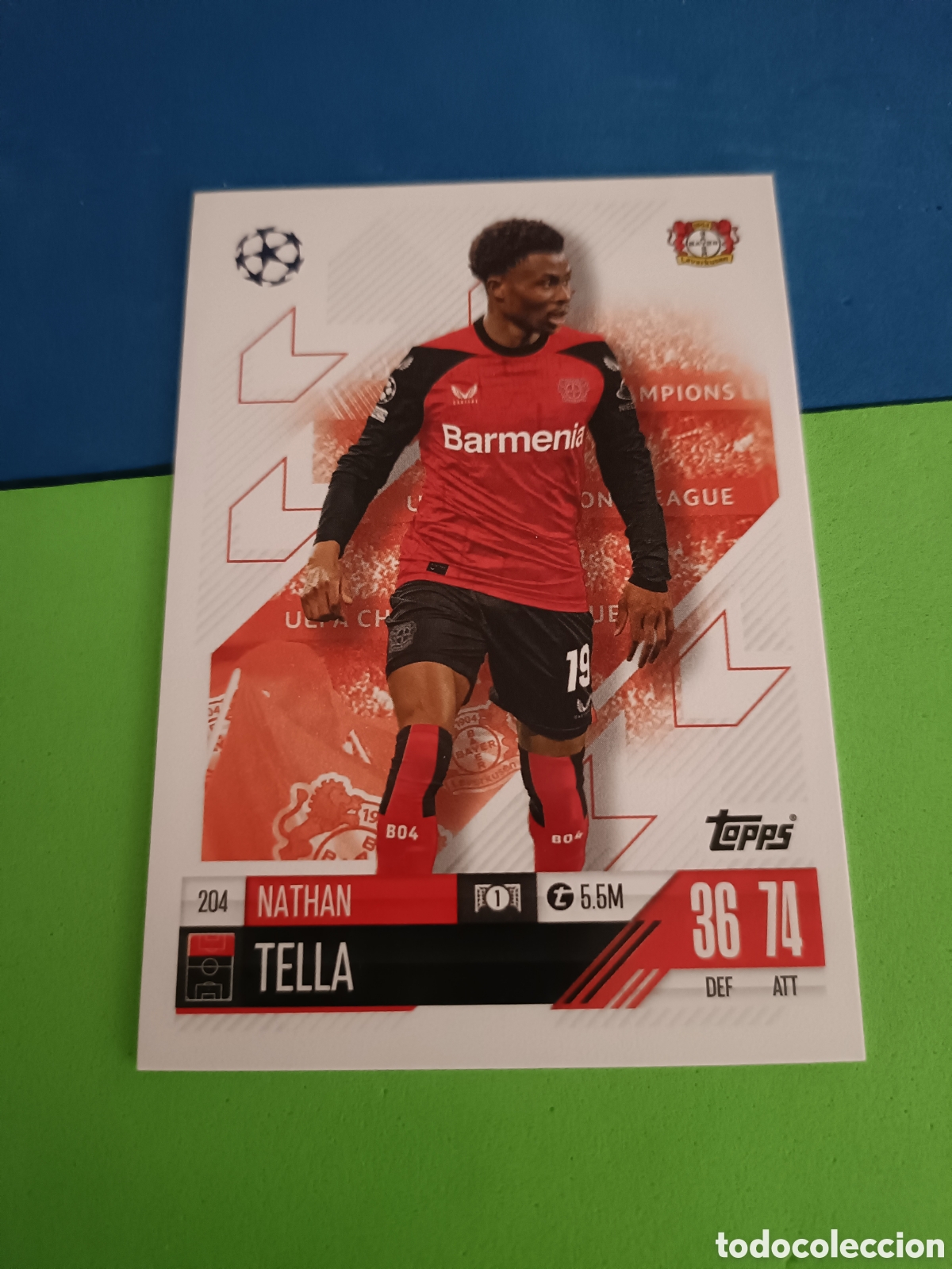 Fu&szlig;ball-Sticker: Match Attax Topps 2024 2025 24 25 - 204 Tella