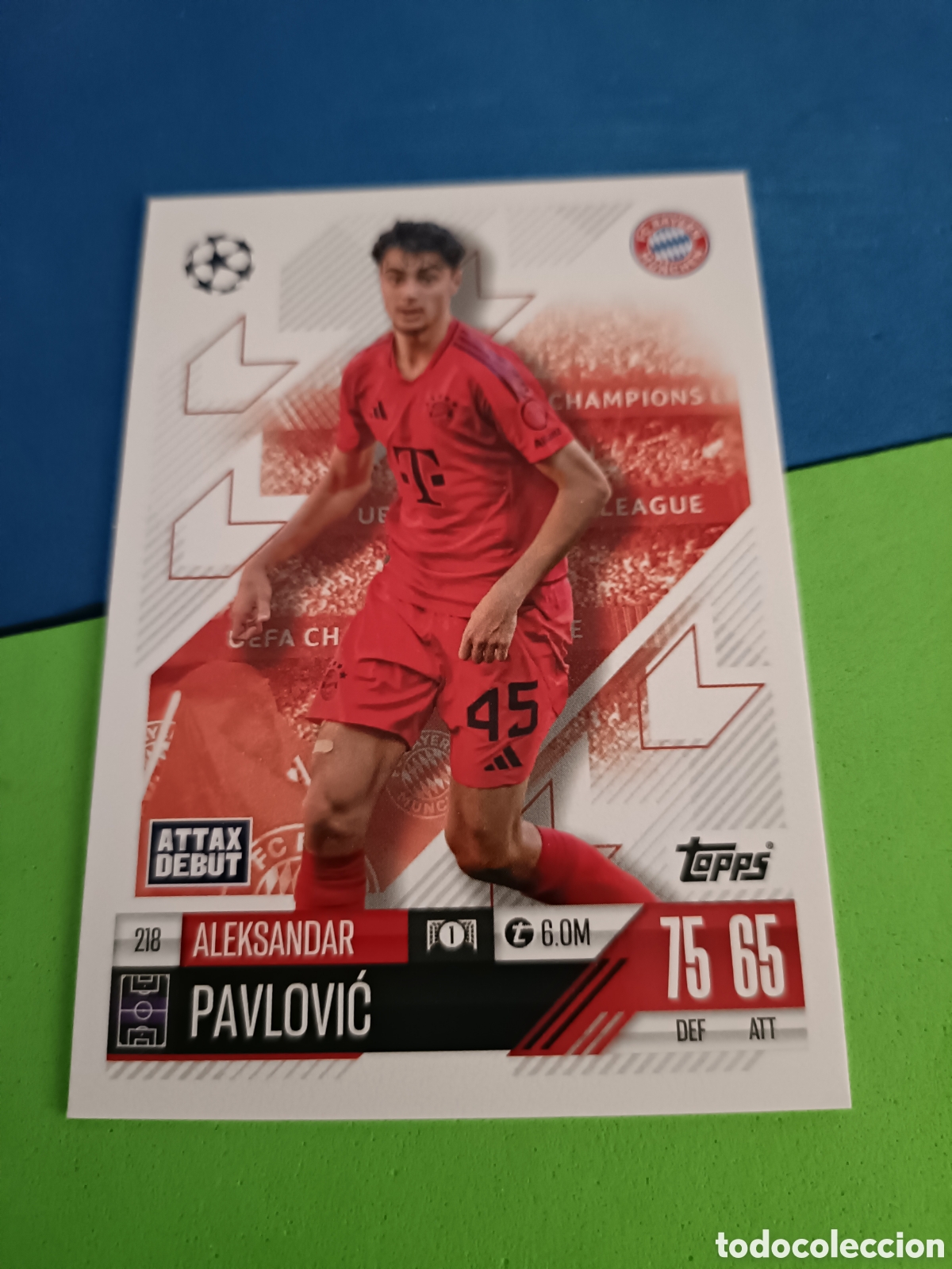 Cromos de F&uacute;tbol: Match Attax Topps 2024 2025 24 25 - 218 Pavlovic