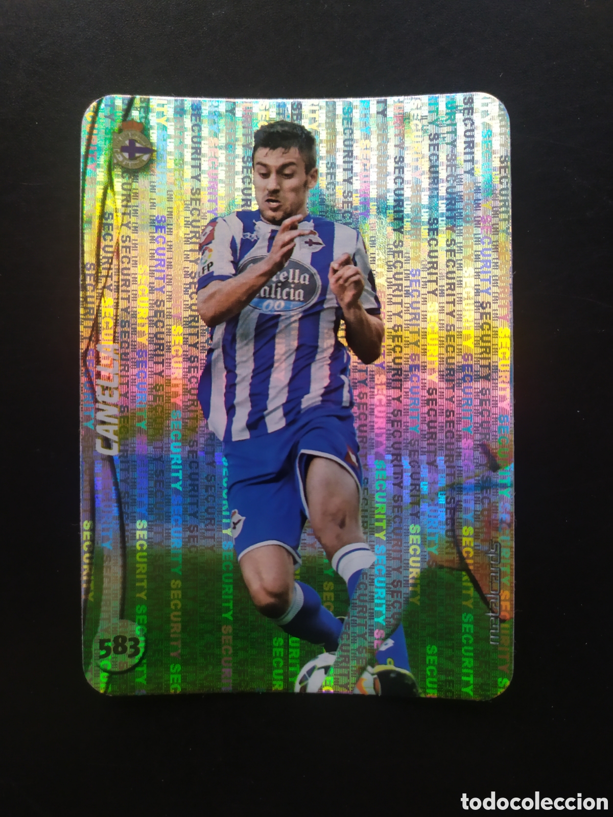 Cromos de Futebol: Mundicromo fichas Liga 2014 2015 14 15 Canella top brillo security n&deg; 583 Deportivo Coru&ntilde;a