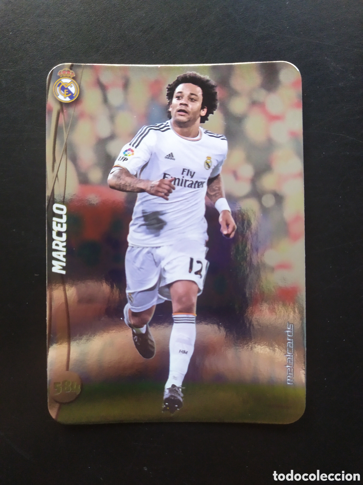 Cromos de Futebol: Mundicromo fichas Liga 2014 2015 14 15 Marcelo top brillo liso n&deg; 584 Real Madrid