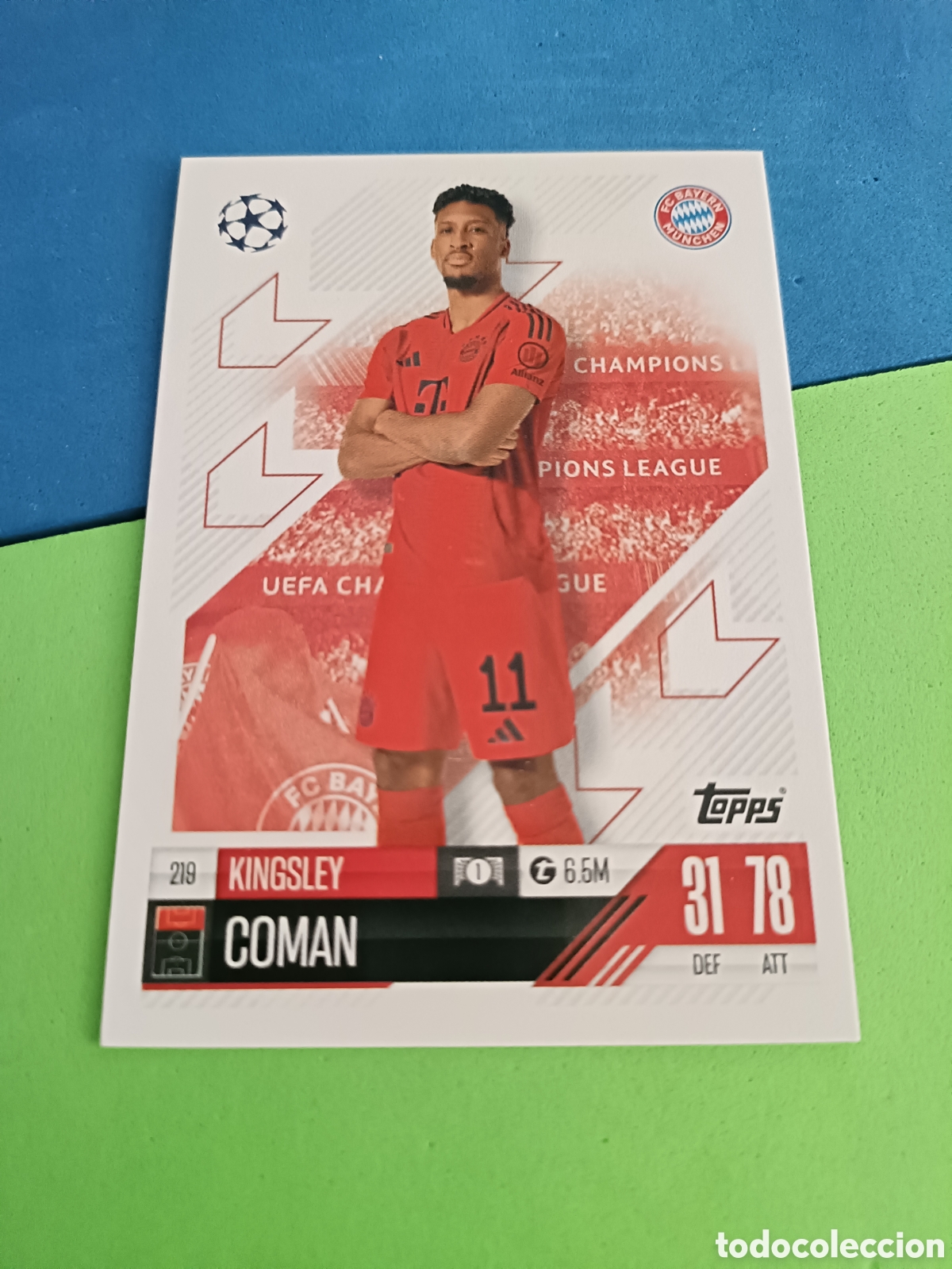 Cromos de F&uacute;tbol: Match Attax Topps 2024 2025 24 25 - 219 Coman