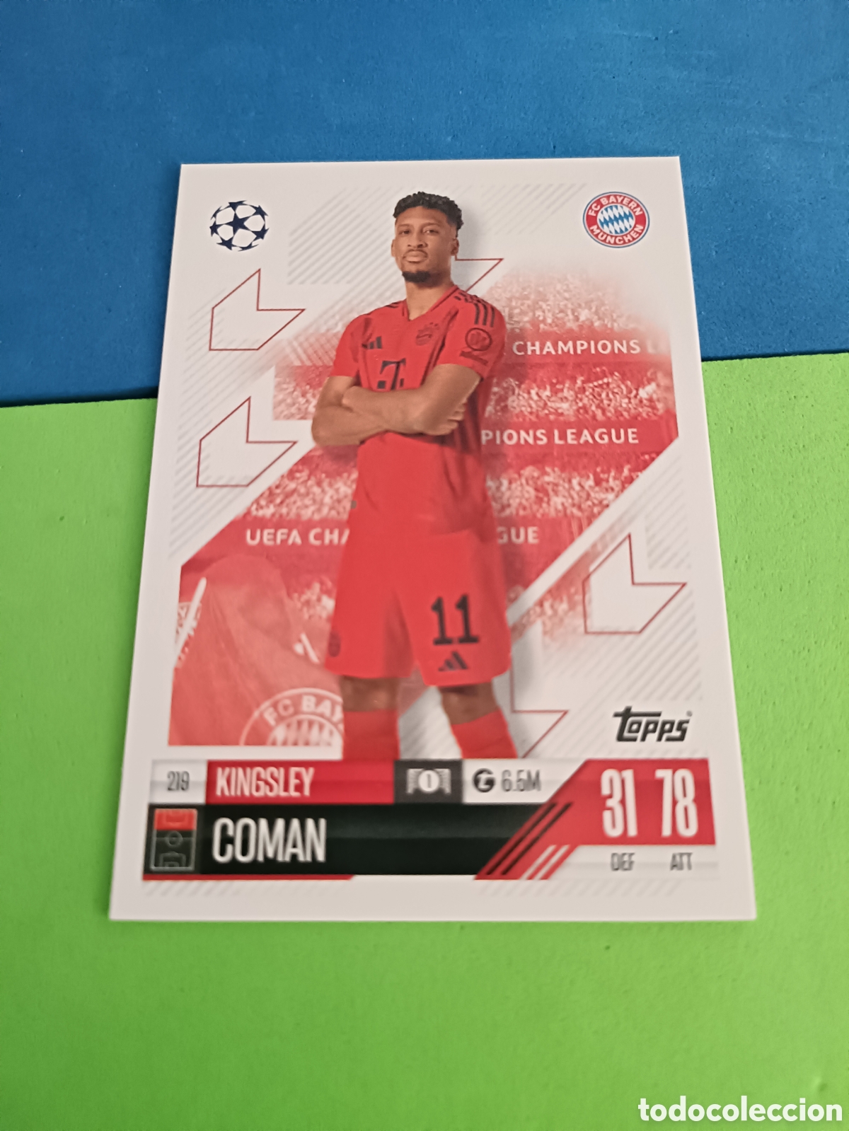 Cromos de F&uacute;tbol: Match Attax Topps 2024 2025 24 25 - 219 Coman