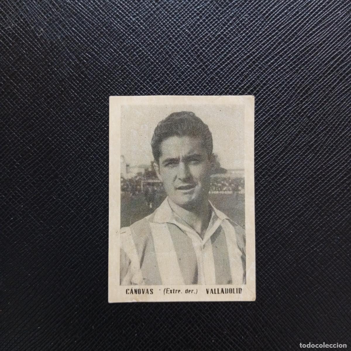 Cromos de F&uacute;tbol: CANOVAS VALLADOLID BRUGUERA ASES DEL FUTBOL 1951 1952 CROMO 51 52 - DESPEGADO - A14 PG478