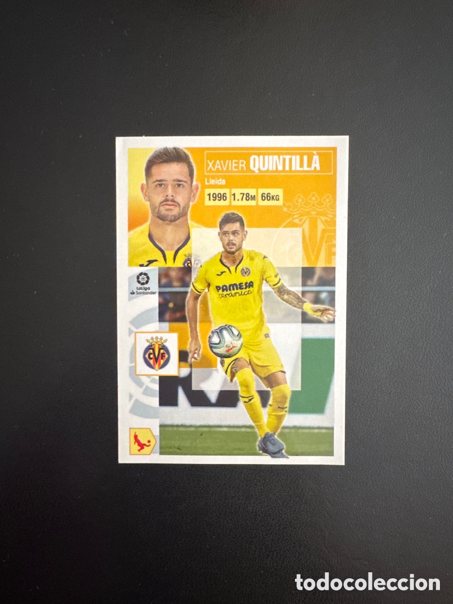 Fu&szlig;ball-Sticker: QUINTILL&Aacute; VILLARREAL LIGA ESTE 2020 2021 N&Uacute;MERO 7B