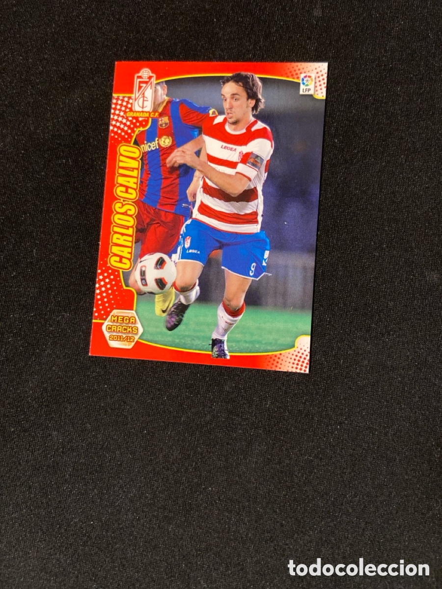 Cartes &agrave; collectionner de Football: CARLOS CALVO 121 (GRANADA) PANINI MEGACRACKS 2011-2012 11 12 CROMO CARTA M-5