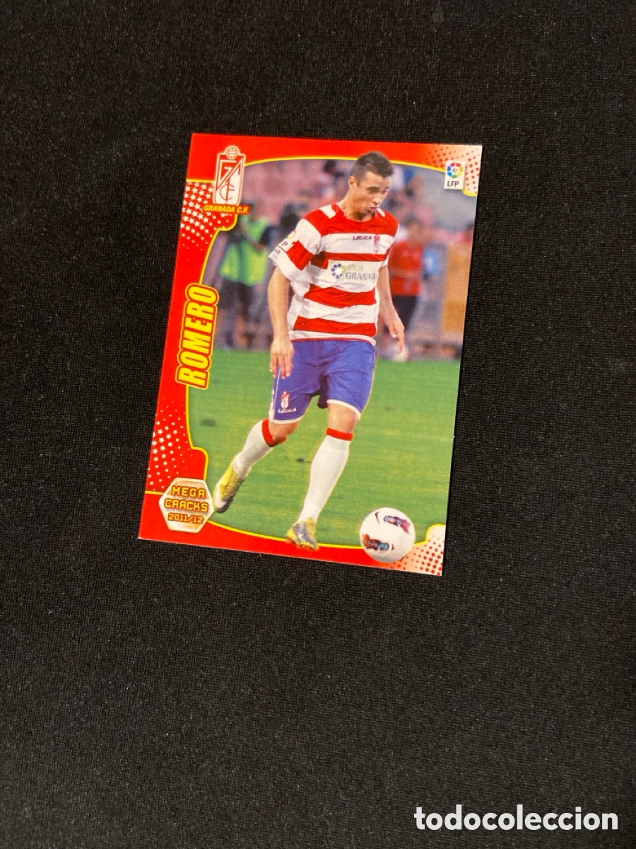 Cromos de f&uacute;tbol: ROMERO 122 (GRANADA) PANINI MEGACRACKS 2011-2012 11 12 CROMO CARTA M-5