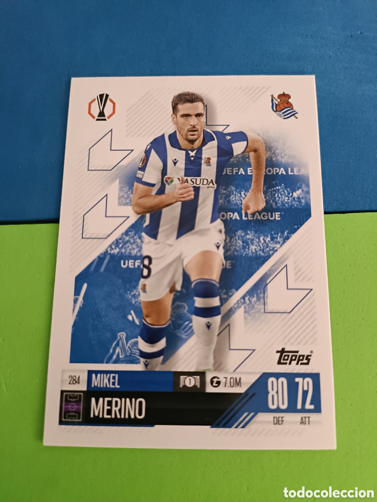 Figurine di Calcio: Match Attax Topps 2024 2025 24 25 - 284 Mikel Merino Real Sociedad
