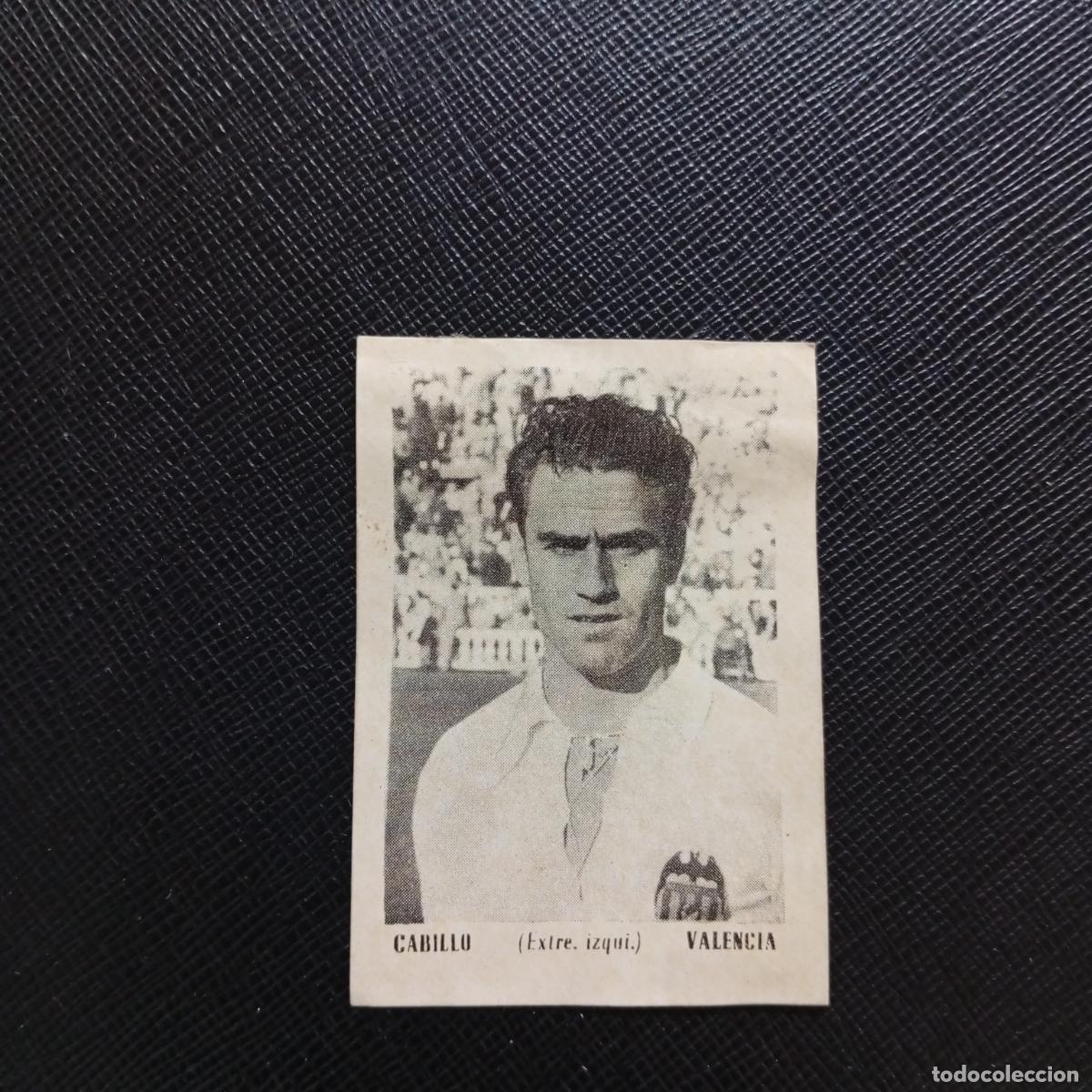 Cromos de F&uacute;tbol: CUBILLO VALENCIA BRUGUERA ASES DEL FUTBOL 1951 1952 CROMO 51 52 - DESPEGADO - A32 PG42