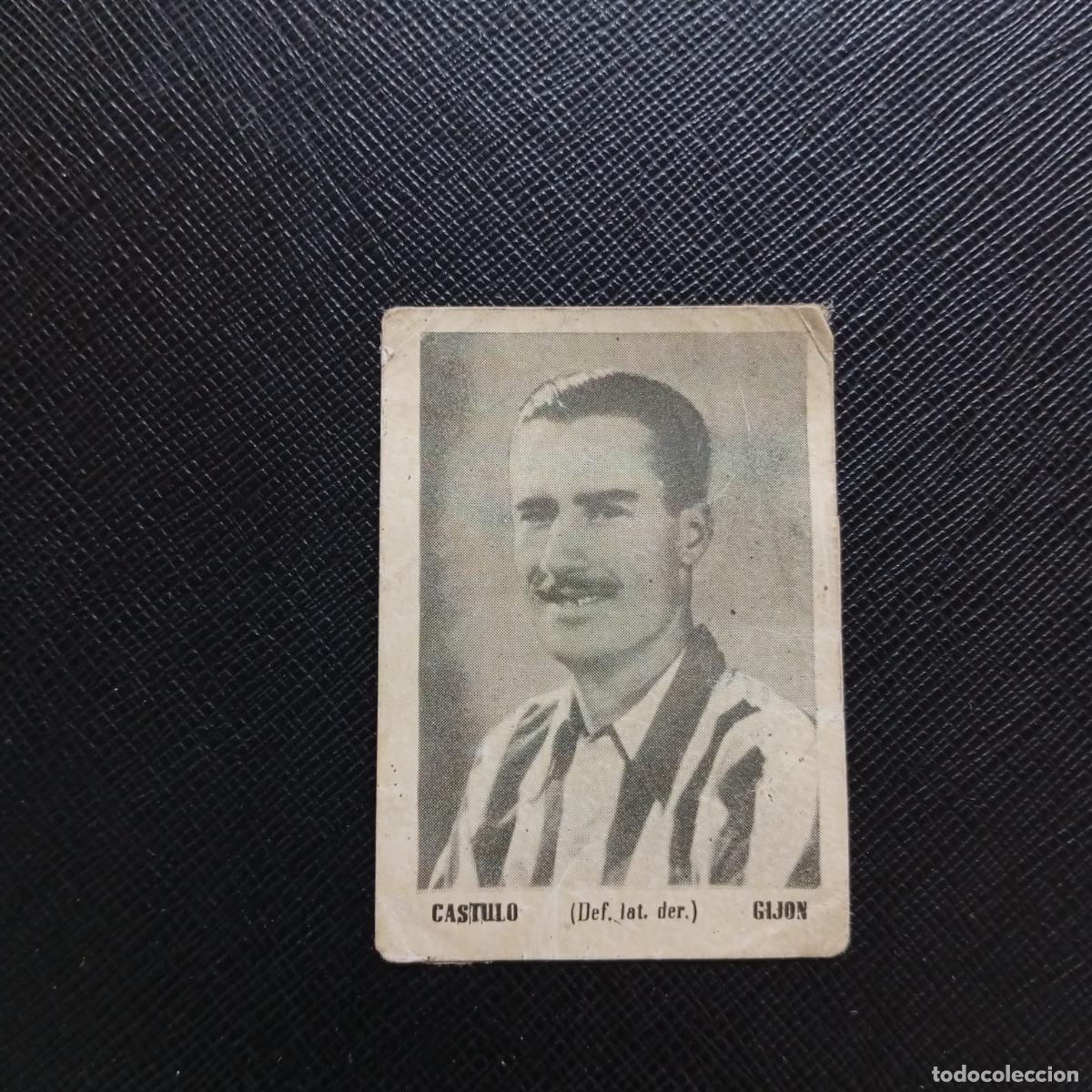 Cromos de F&uacute;tbol: CASTILLO SPORTING GIJON BRUGUERA ASES DEL FUTBOL 1951 1952 CROMO 51 52 - DESPEGADO - A32 PG49