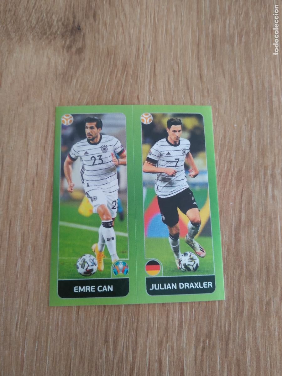 Cromos de F&uacute;tbol: 576 EMRE CAN DRAXLER ALEMANIA CROMO PANINI EURO 2020 EUROCOPA FUTBOL TOURNAMENT VERSI&Oacute;N AZUL