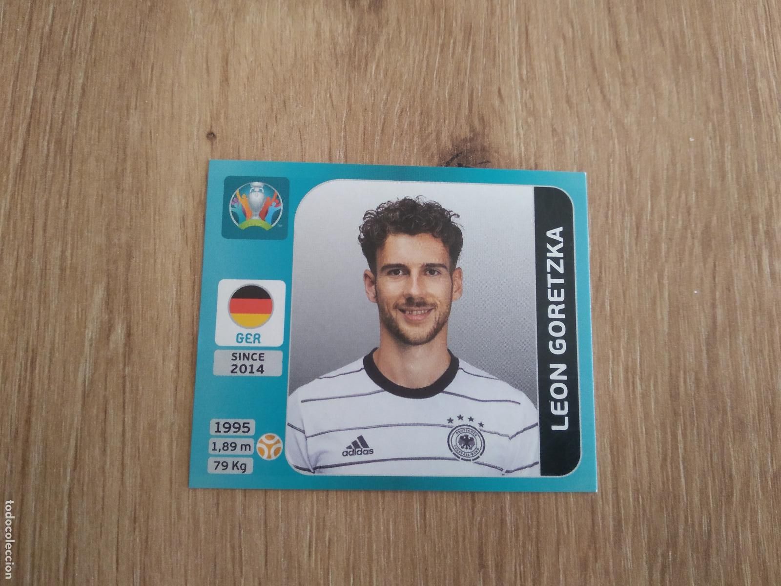 Football Stickers: 592 LEON GORETZKA ALEMANIA CROMO PANINI EURO 2020 EUROCOPA FUTBOL TOURNAMENT VERSI&Oacute;N AZUL