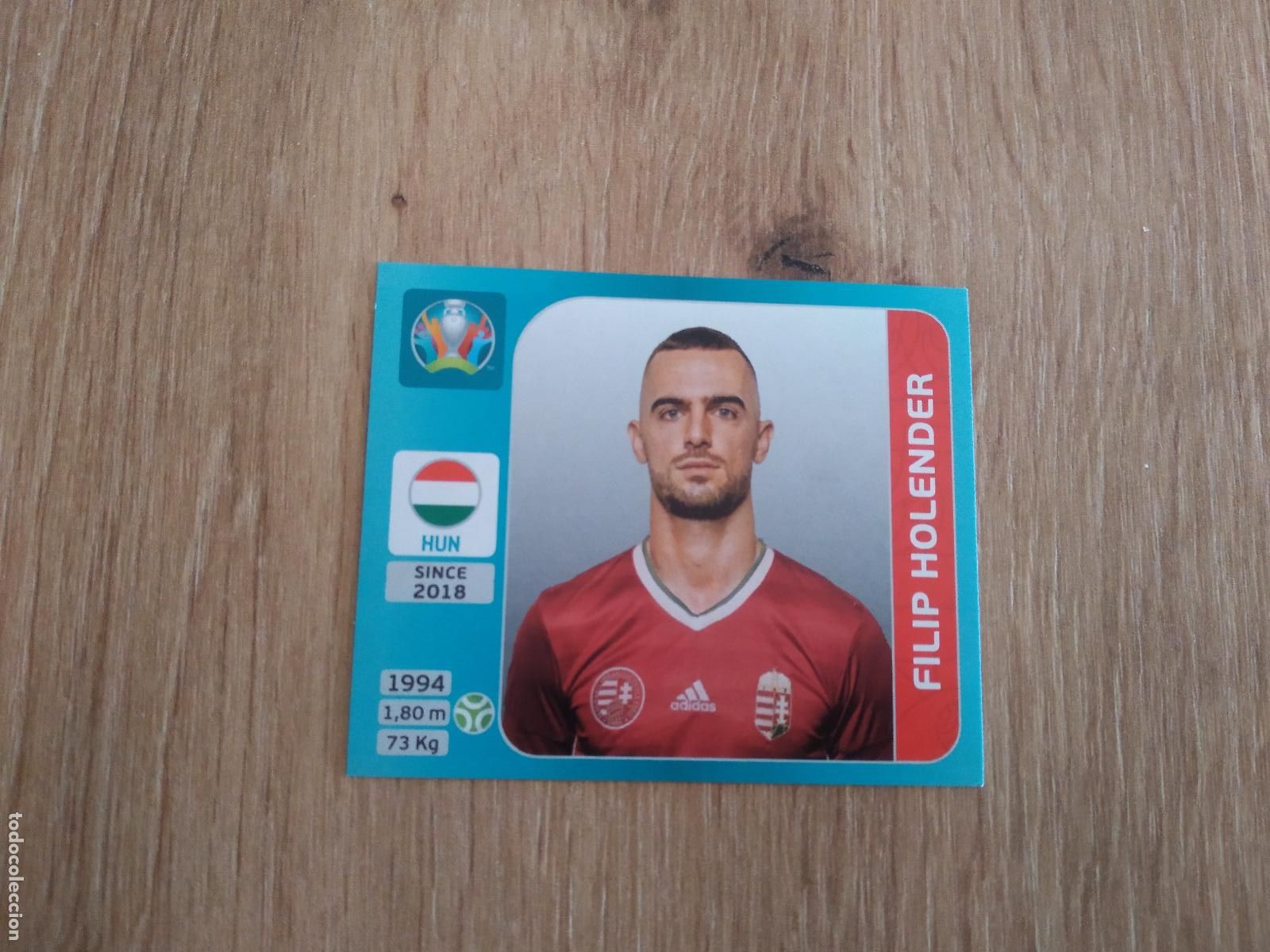 Cromos de F&uacute;tbol: 617 FILIP HOLENDER HUNGRIA CROMO PANINI EURO 2020 EUROCOPA FUTBOL TOURNAMENT VERSI&Oacute;N AZUL