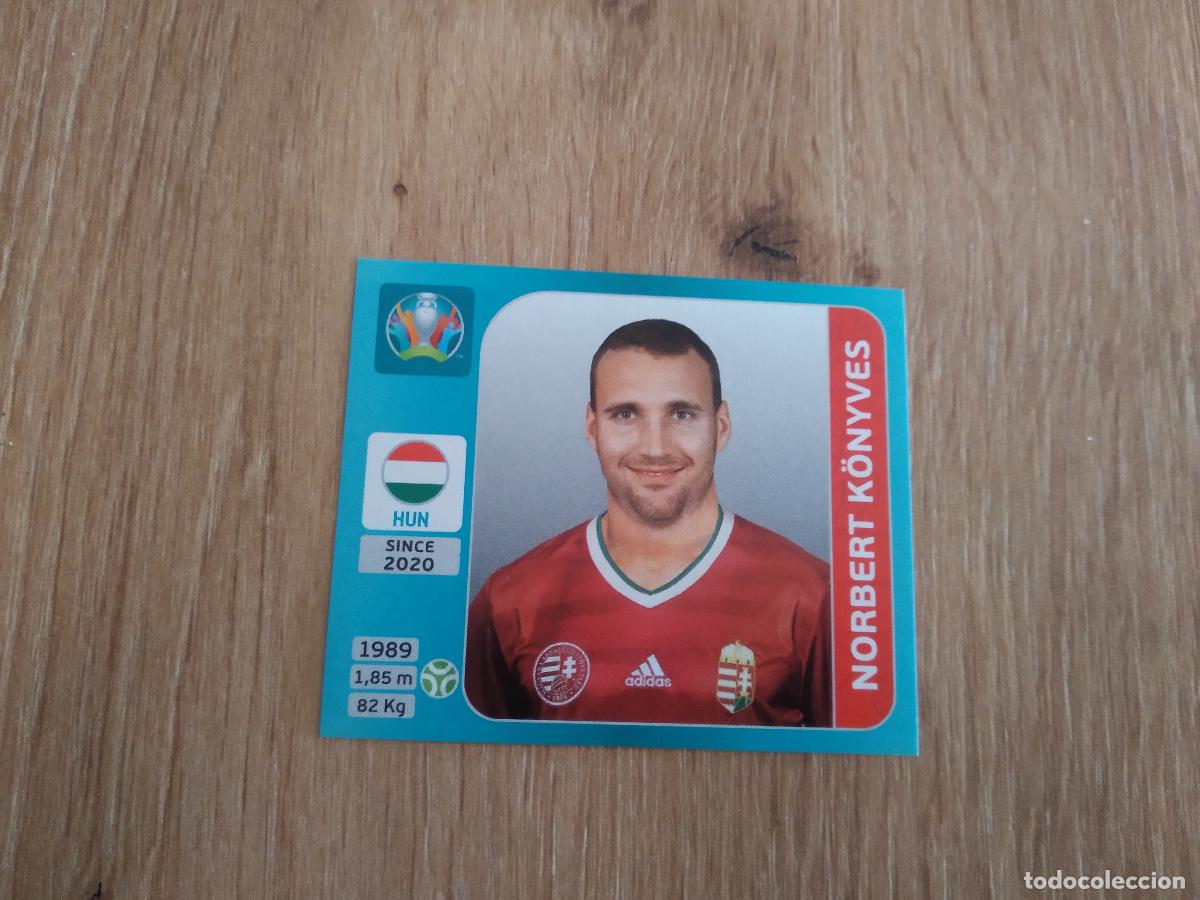 Cromos de F&uacute;tbol: 618 NORBERT KONYVES HUNGRIA CROMO PANINI EURO 2020 EUROCOPA FUTBOL TOURNAMENT VERSI&Oacute;N AZUL