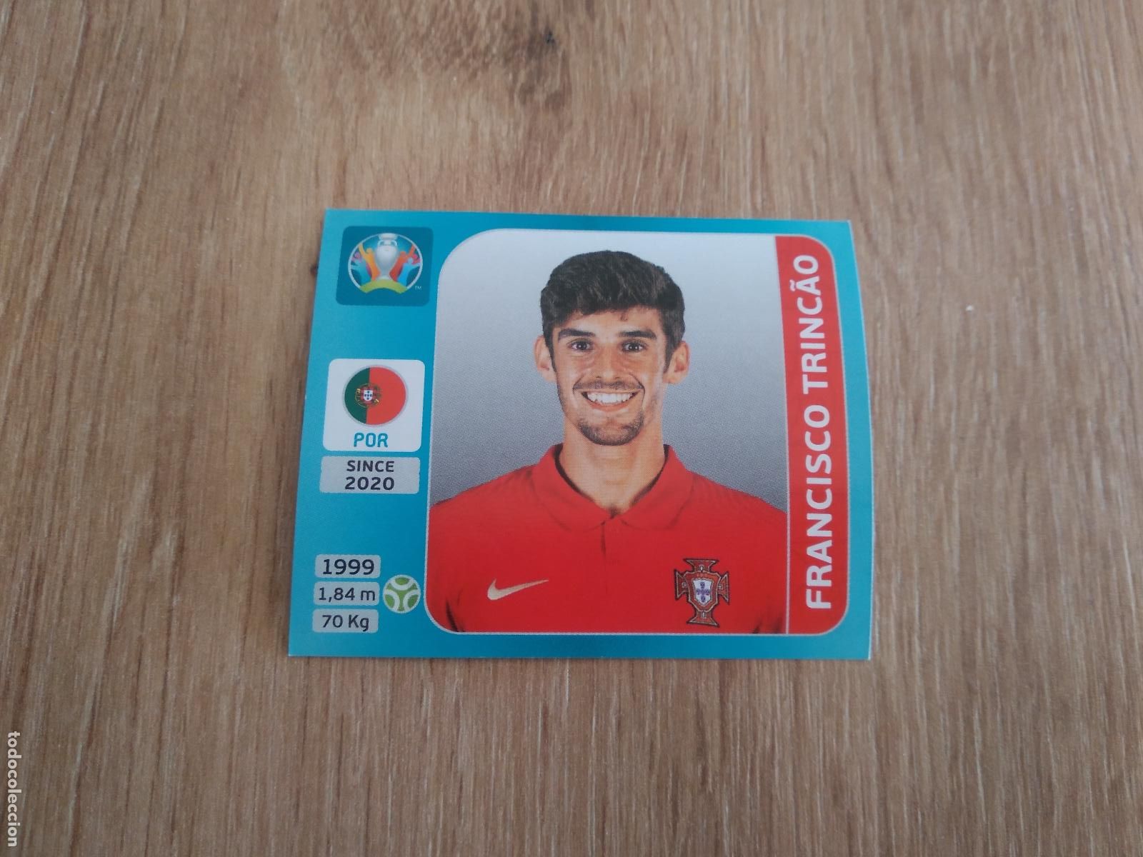 Cromos de F&uacute;tbol: 654 TRINCAO PORTUGAL CROMO PANINI EURO 2020 EUROCOPA FUTBOL TOURNAMENT VERSI&Oacute;N AZUL