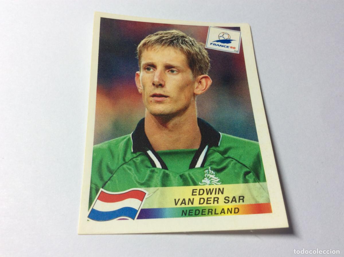 Cromos de F&uacute;tbol: 301 Edwin van der Sar Holanda Pa&iacute;ses Bajos CROMO STICKER Francia 1998 PANINI