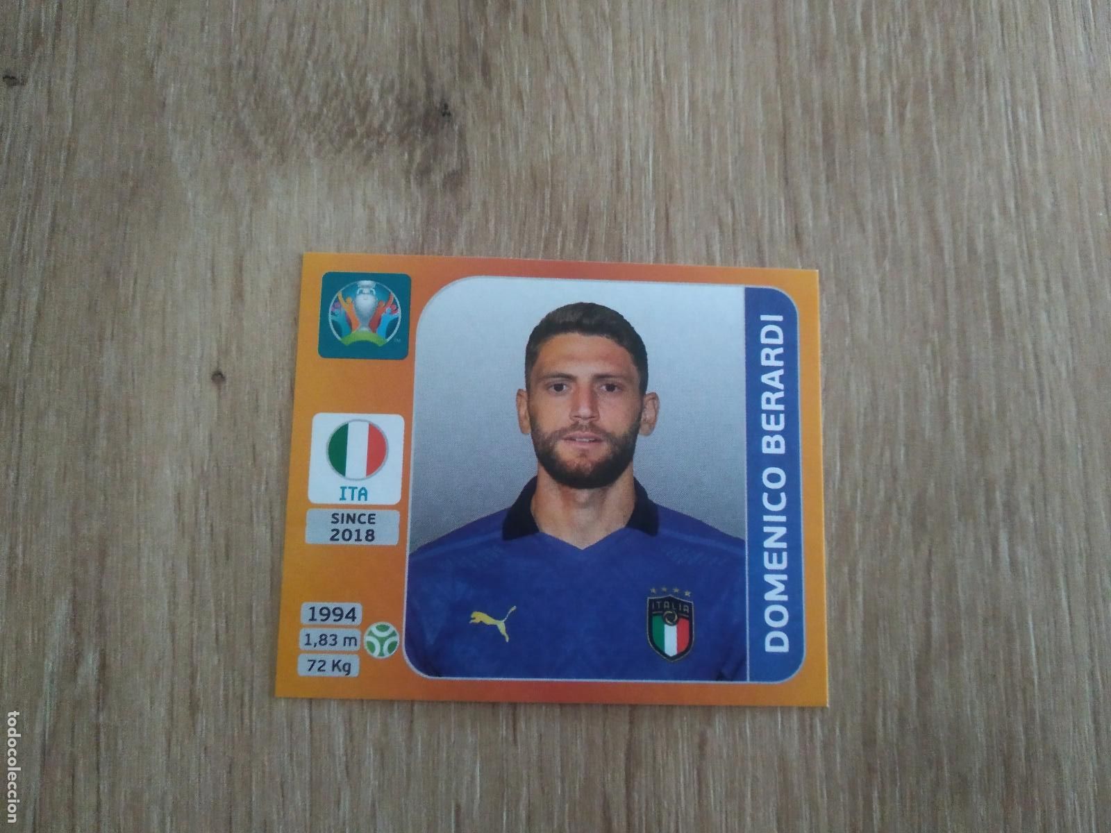 Cromos de F&uacute;tbol: 26 BERARDI ITALIA CROMO PANINI EURO 2020 EUROCOPA FUTBOL TOURNAMENT EDITION