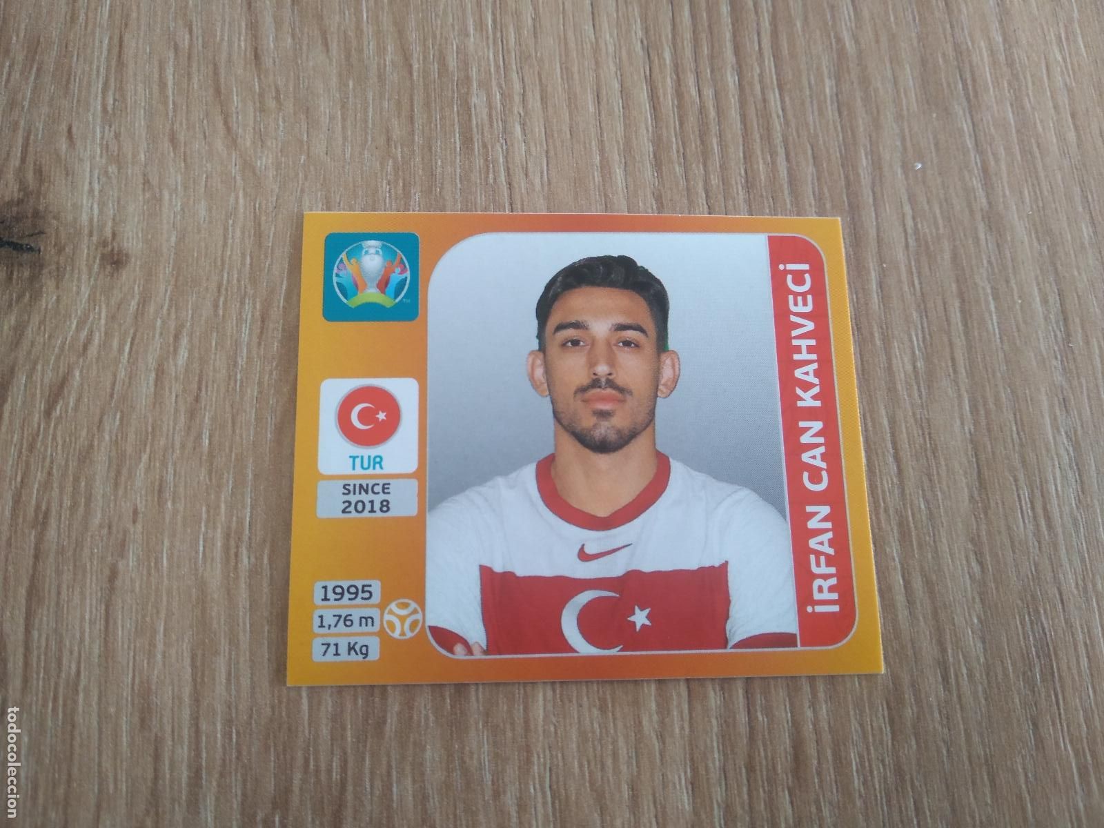 Cromos de F&uacute;tbol: 76 IRFAN CAN KAHVECI TURQUIA CROMO PANINI EURO 2020 EUROCOPA FUTBOL TOURNAMENT EDITION