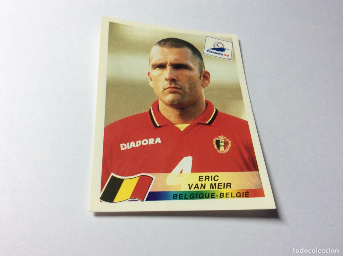 Cromos de F&uacute;tbol: 321 Eric Van Meir B&eacute;lgica CROMO STICKER Francia 1998 PANINI