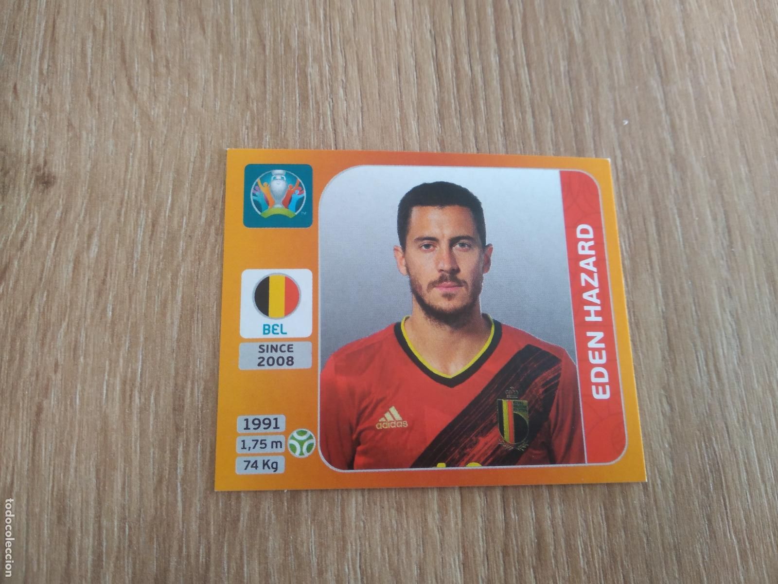 Cromos de Futebol: 140 EDEN HAZARD BELGICA CROMO PANINI EURO 2020 EUROCOPA FUTBOL TOURNAMENT EDITION