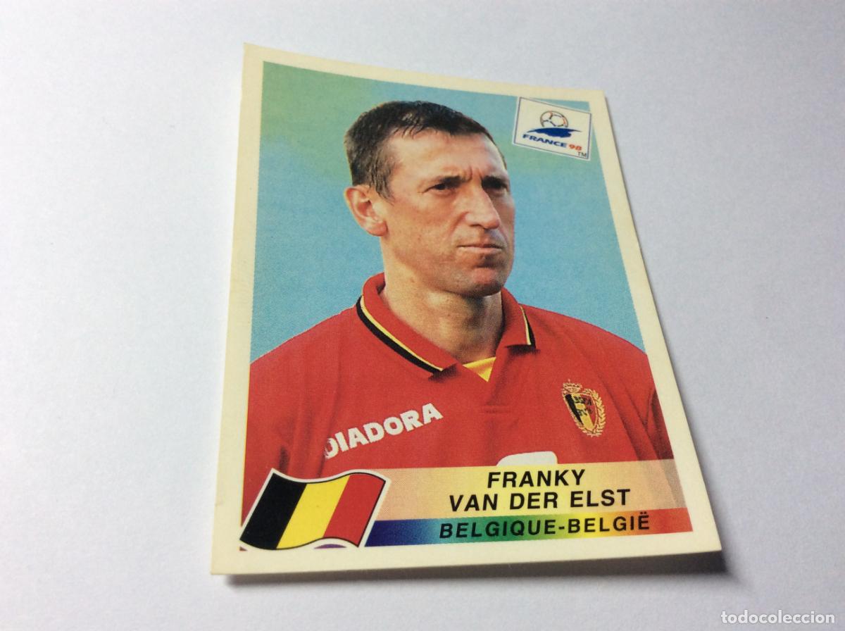 Cromos de Futebol: 325 Franky Van Der Elst B&eacute;lgica CROMO STICKER Francia 1998 PANINI
