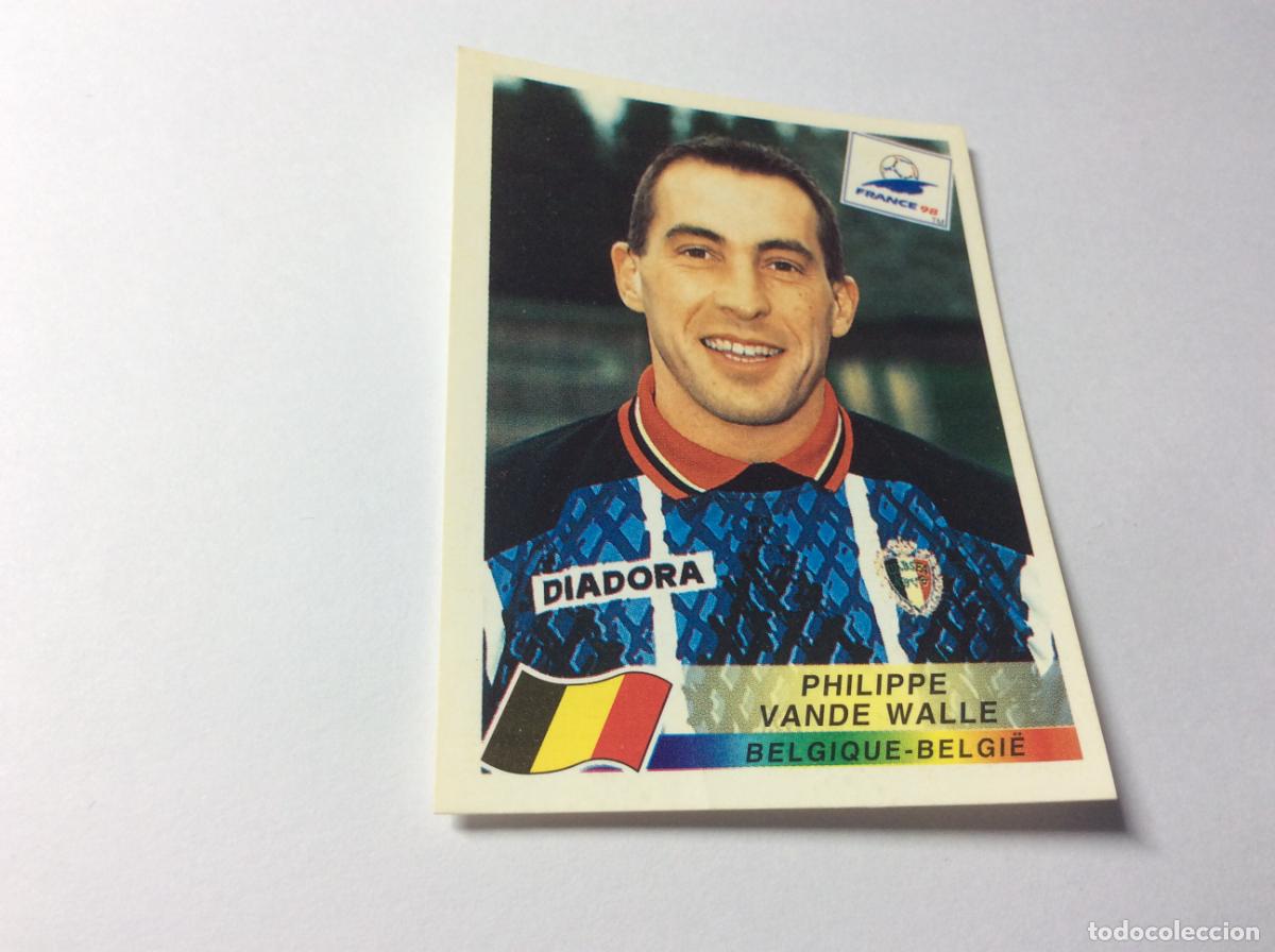 Cromos de Futebol: 334 Philippe Vande Walle B&eacute;lgica CROMO STICKER Francia 1998 PANINI