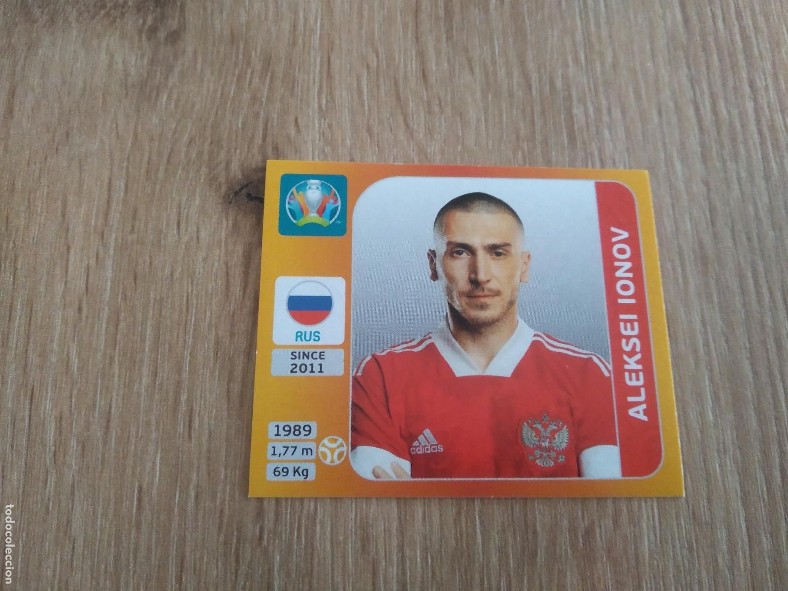 Cromos de Futebol: 222 ALEKSEI IONOV RUSIA CROMO PANINI EURO 2020 EUROCOPA FUTBOL TOURNAMENT EDITION