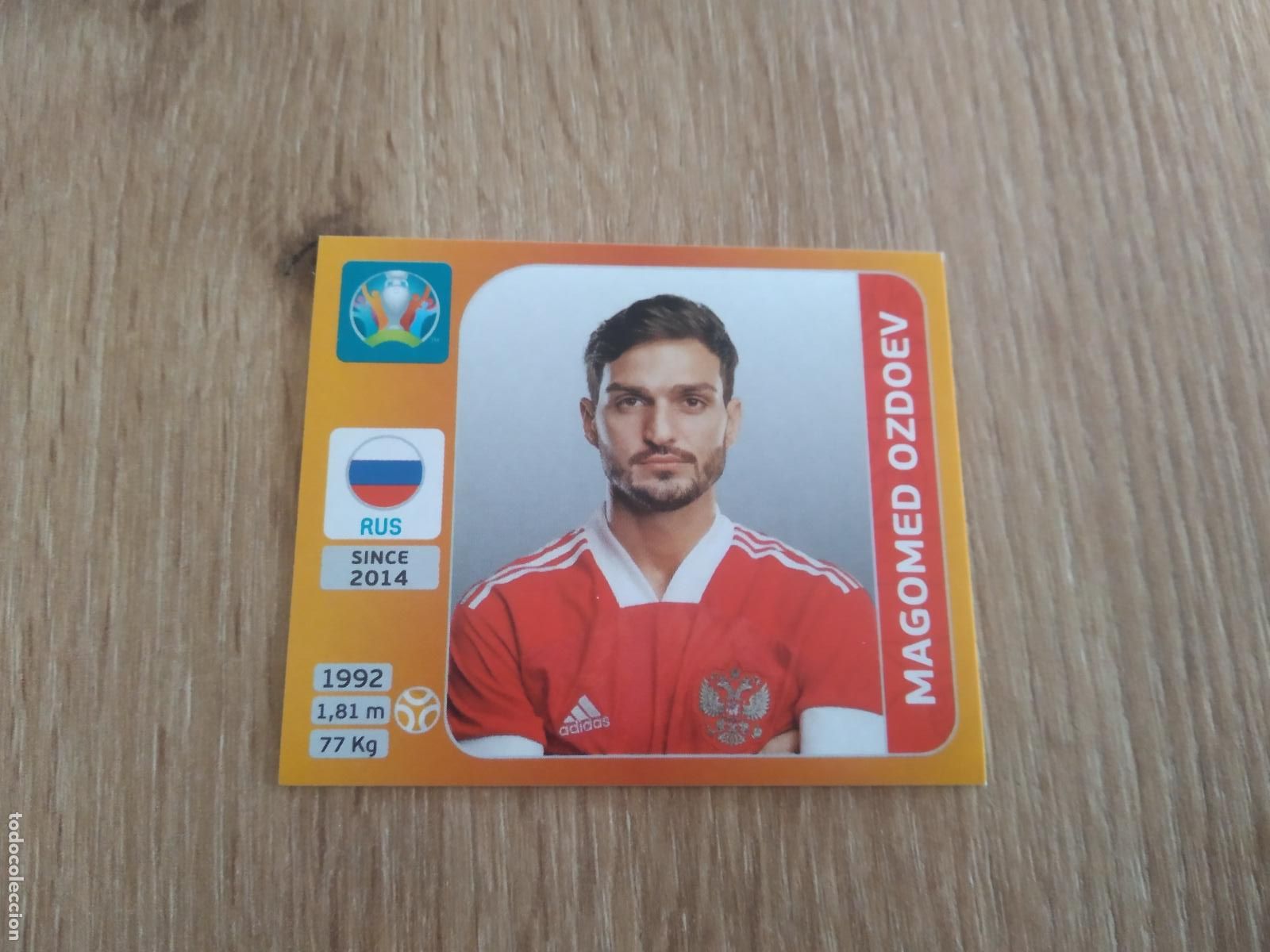 Cromos de Futebol: 227 MAGOMED OZDOEV RUSIA CROMO PANINI EURO 2020 EUROCOPA FUTBOL TOURNAMENT EDITION