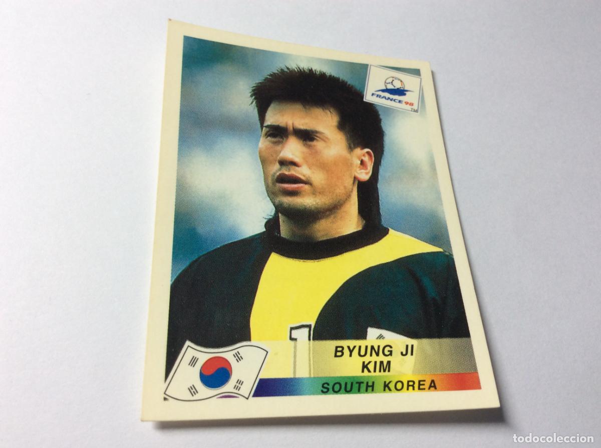 Cromos de F&uacute;tbol: 337 Byung Ji Kim Corea del Sur CROMO STICKER Francia 1998 PANINI