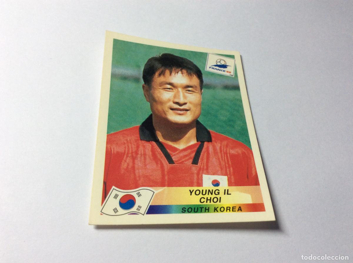 Cromos de F&uacute;tbol: 338 Young Il Choi Corea del Sur CROMO STICKER Francia 1998 PANINI