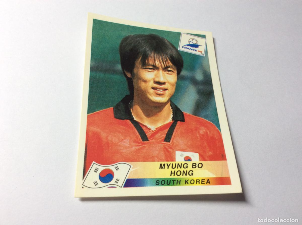 Cromos de F&uacute;tbol: 339 Hong Myung Bo Corea del Sur CROMO STICKER Francia 1998 PANINI