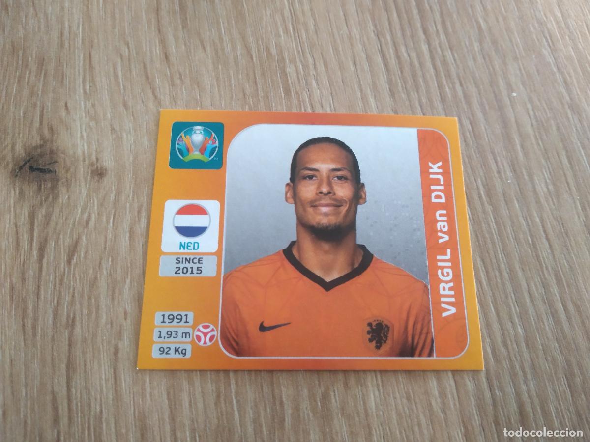 Cromos de F&uacute;tbol: 277 VIRGIL VAN DIJK PAISES BAJOS CROMO PANINI EURO 2020 EUROCOPA FUTBOL TOURNAMENT EDITION