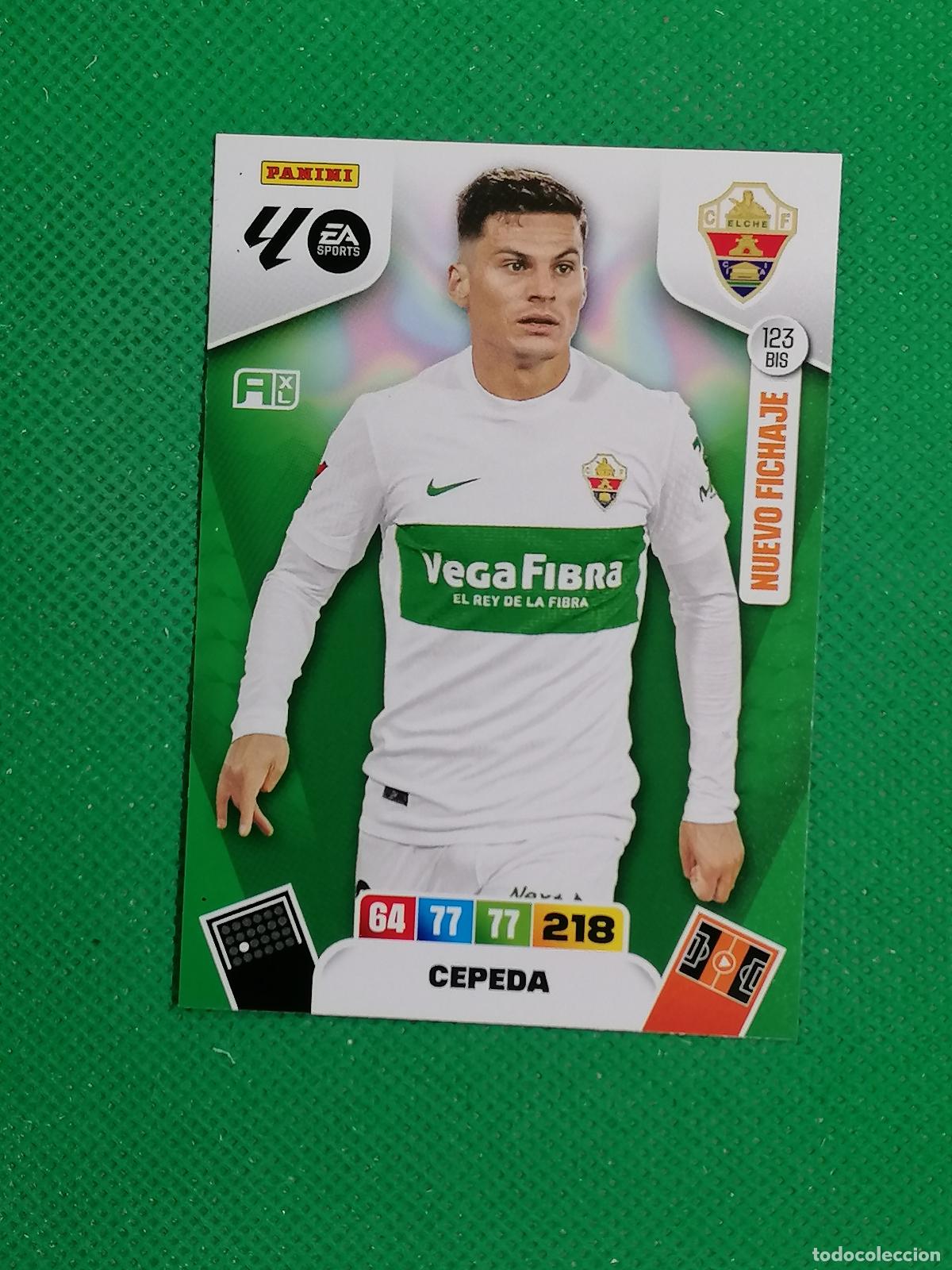 Cromos de F&uacute;tbol: 123BIS 123 BIS CEPEDA ELCHE NUEVO FICHAJE ⚽ LIGA ADRENALYN XL 2025 2026 25 26 ⚽