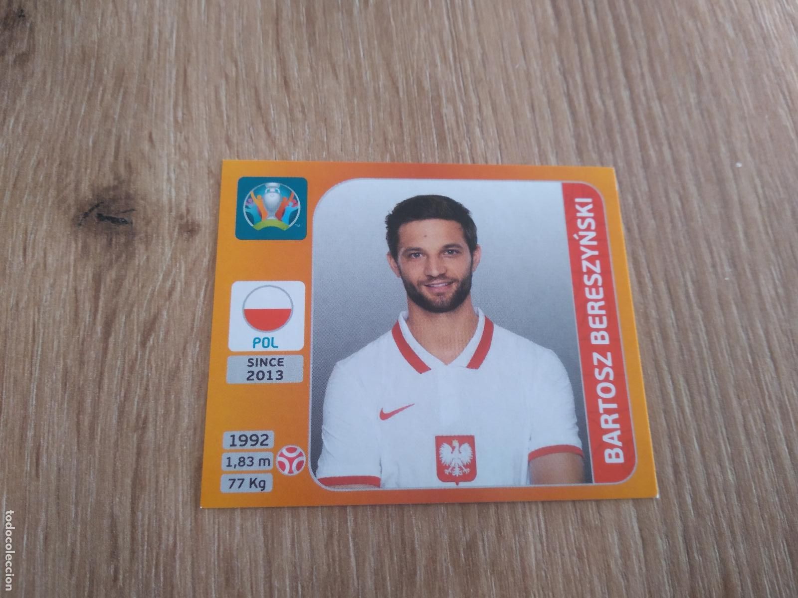 Cartes &agrave; collectionner de Football: 463 BERESZYNSKI POLONIA CROMO PANINI EURO 2020 EUROCOPA FUTBOL TOURNAMENT EDITION
