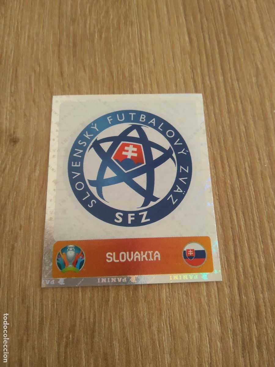 Cartes &agrave; collectionner de Football: 492 ESCUDO ESLOVAQUIA CROMO PANINI EURO 2020 EUROCOPA FUTBOL TOURNAMENT EDITION